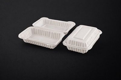 3d realistic medium container grey