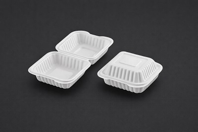 3d realistic small container grey